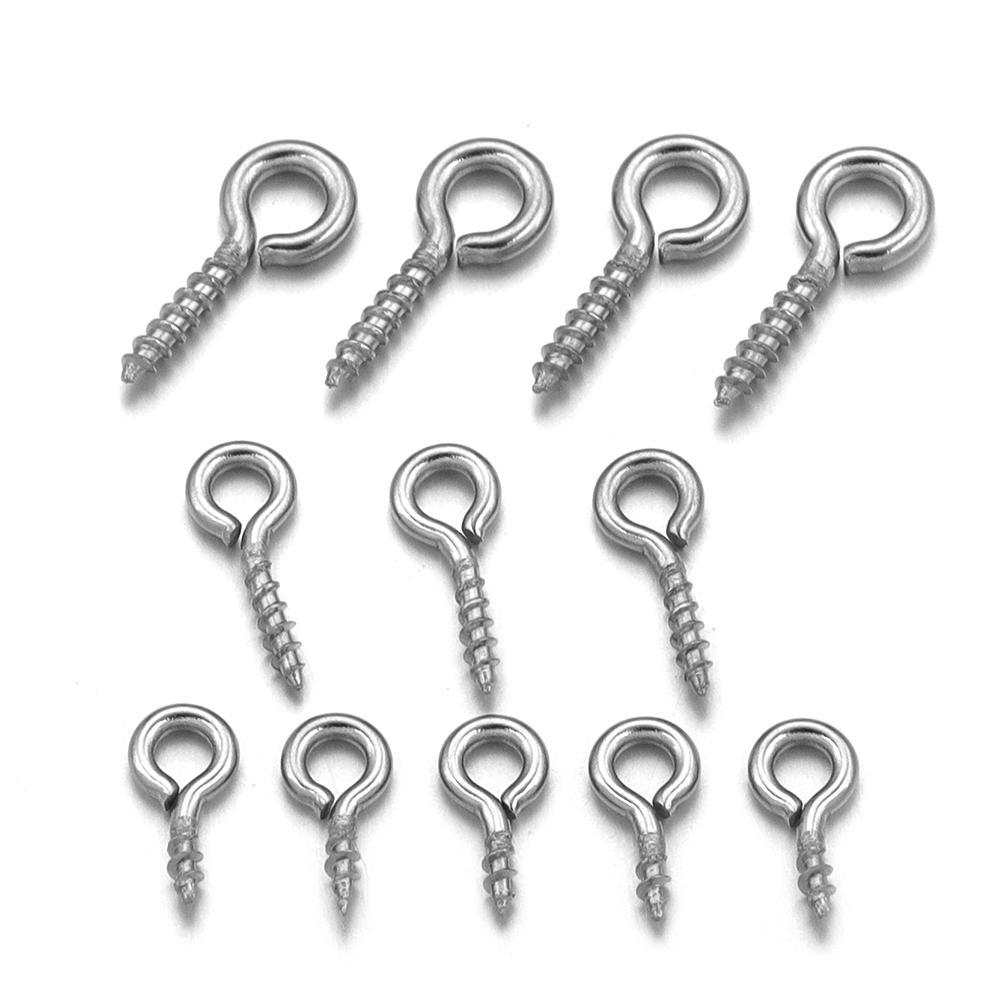 100pcs/lot Stainless Steel Min - Jewelry Making Tools And Supplies ulasan dan harga