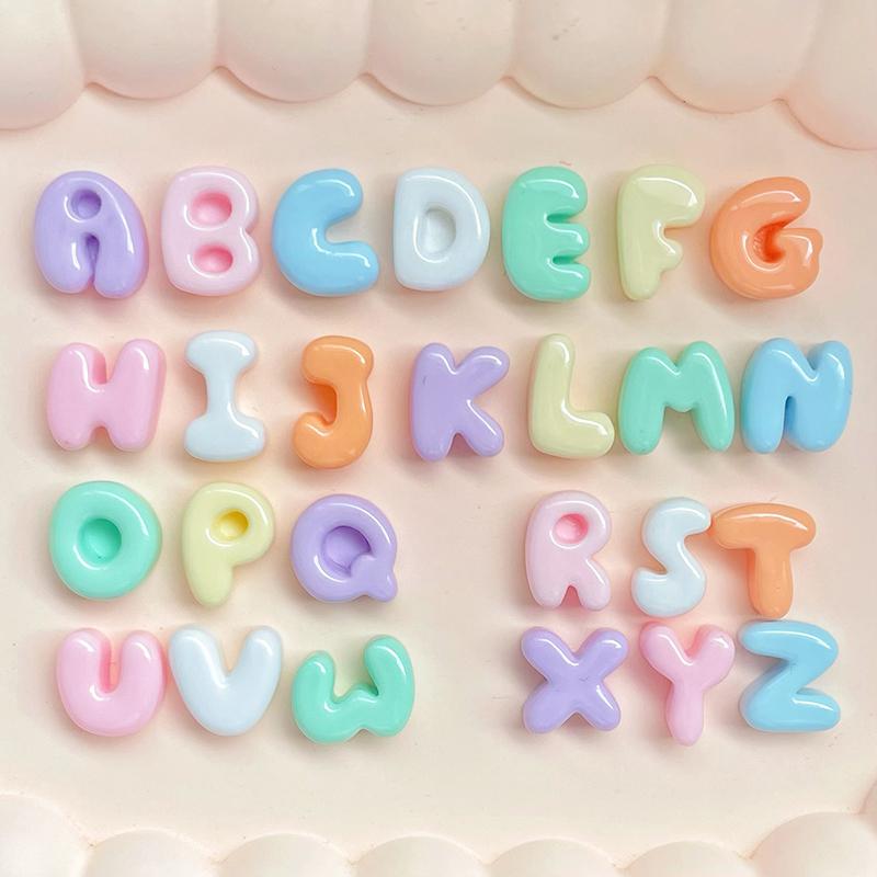 Resin Alphabet Letter Charms 2 - Jewelry Making Classes ulasan dan harga