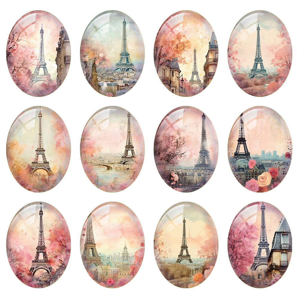 Random Mixed Round/Oval/Square - Jewelry Making Paris ulasan dan harga