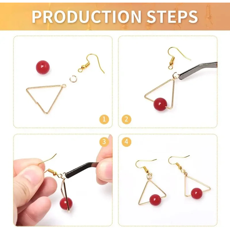 100/500pcs DIY Earring Finding - Jewelry Making School ulasan dan harga