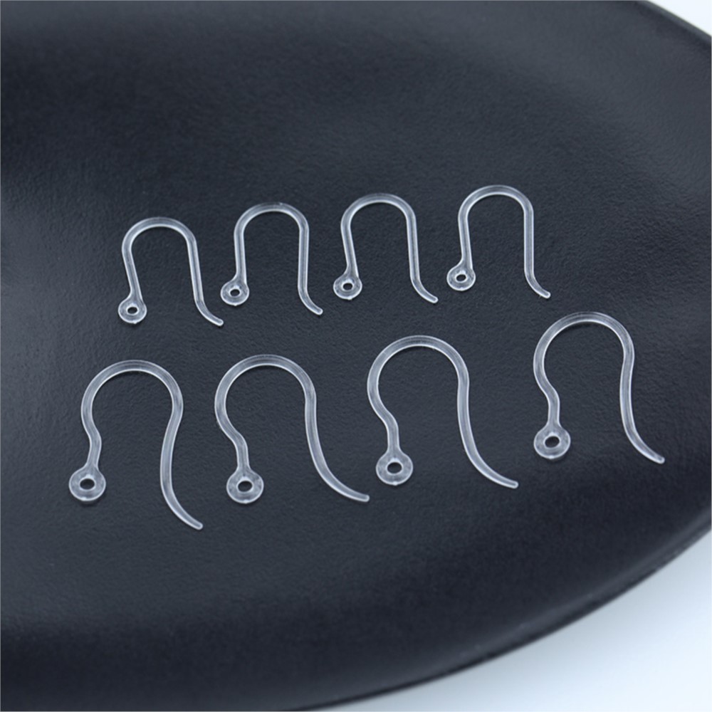 40pcs Clear Plastic Earring Ho - Jewelry Making With Resin ulasan dan harga