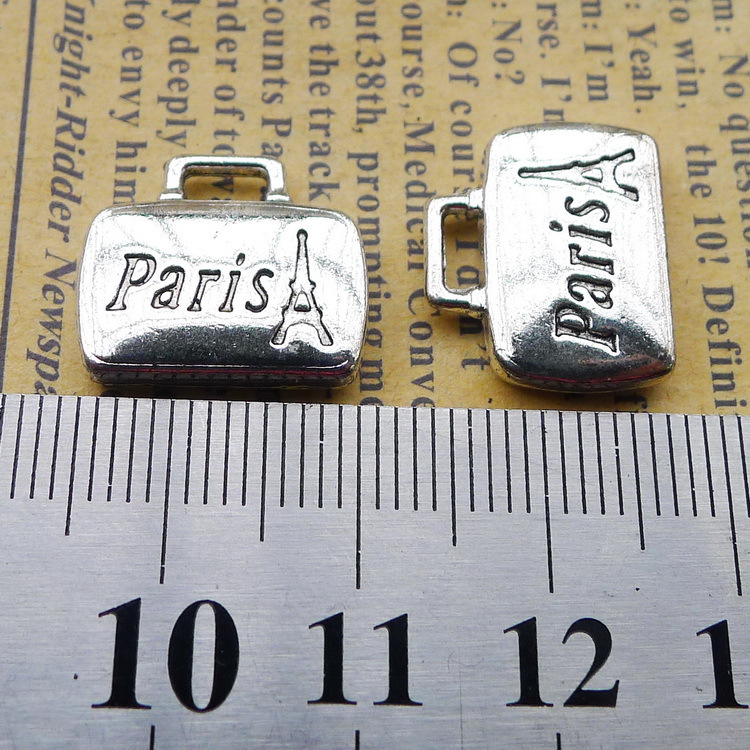 6pcs/Lot 14x17mm Antique Silve - Jewelry Making Paris ulasan dan harga