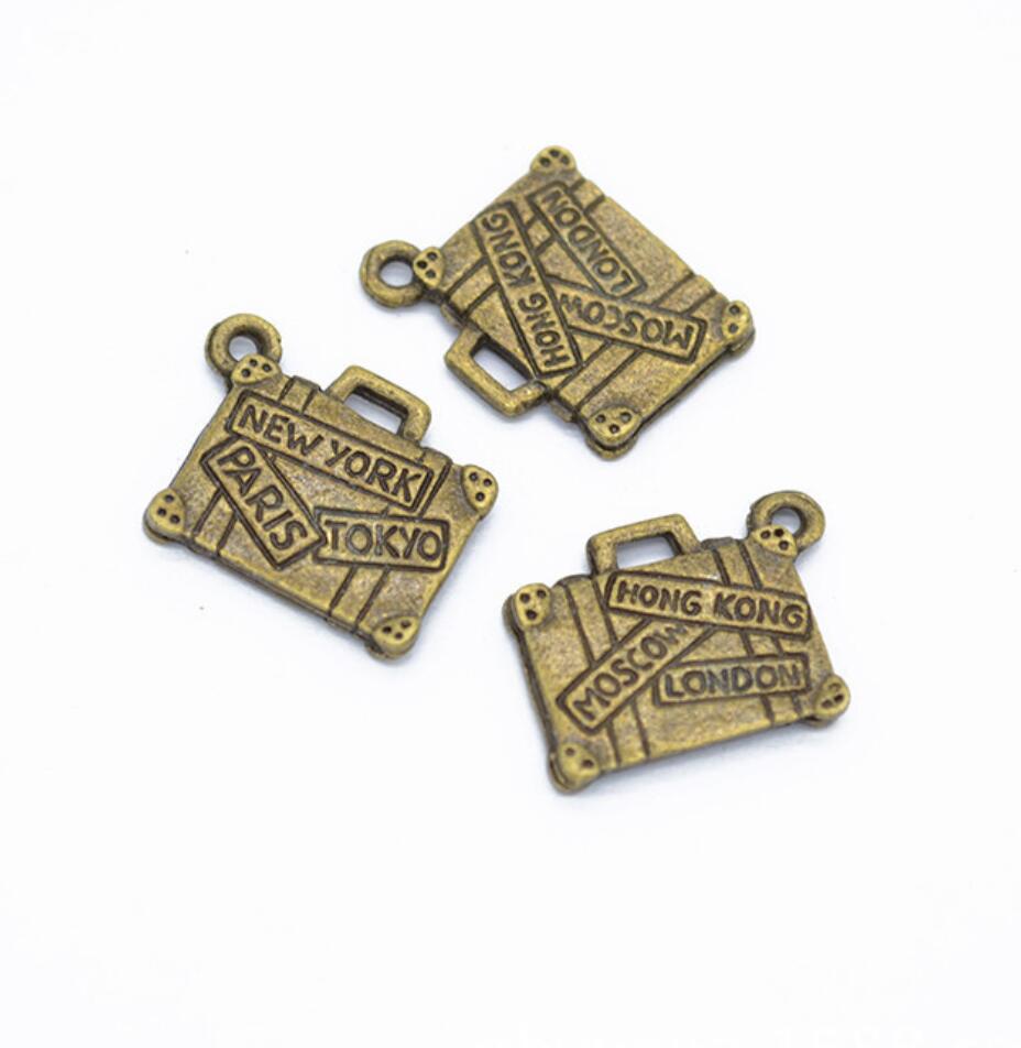 150pcs Charms Travel Bags New  - Jewelry Making Paris ulasan dan harga