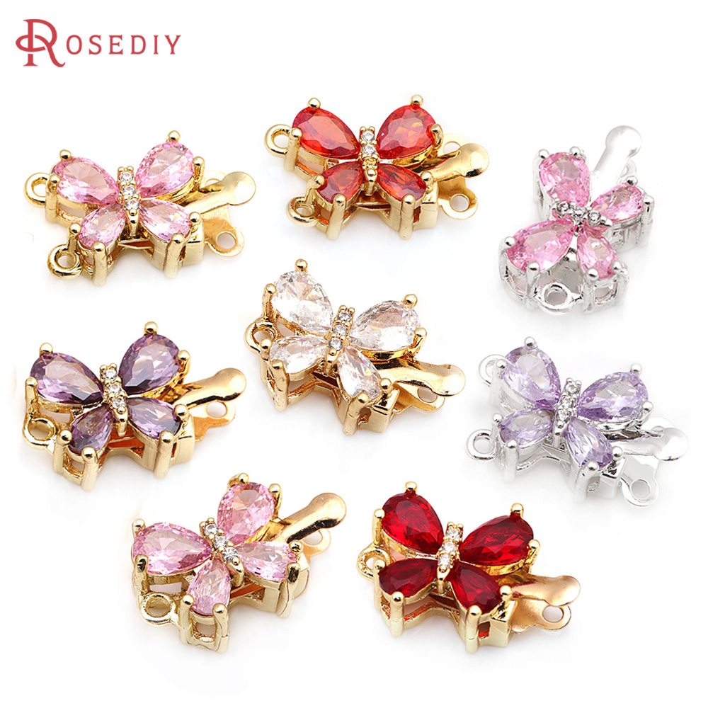18K Gold Color Brass and Zirco - Jewelry Making Tools And Supplies ulasan dan harga