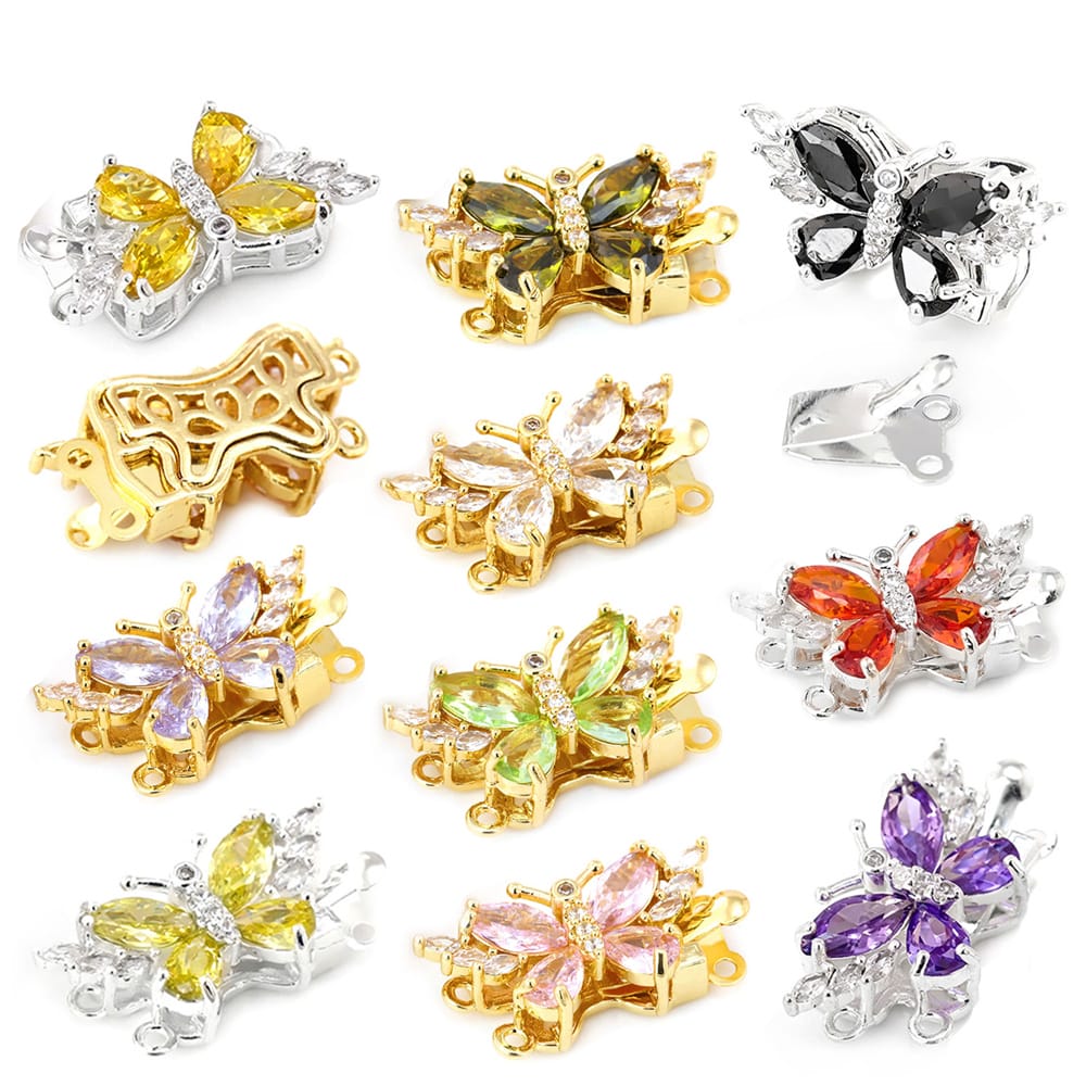 18K Gold Color Brass and Zirco - Jewelry Making Tools And Supplies ulasan dan harga