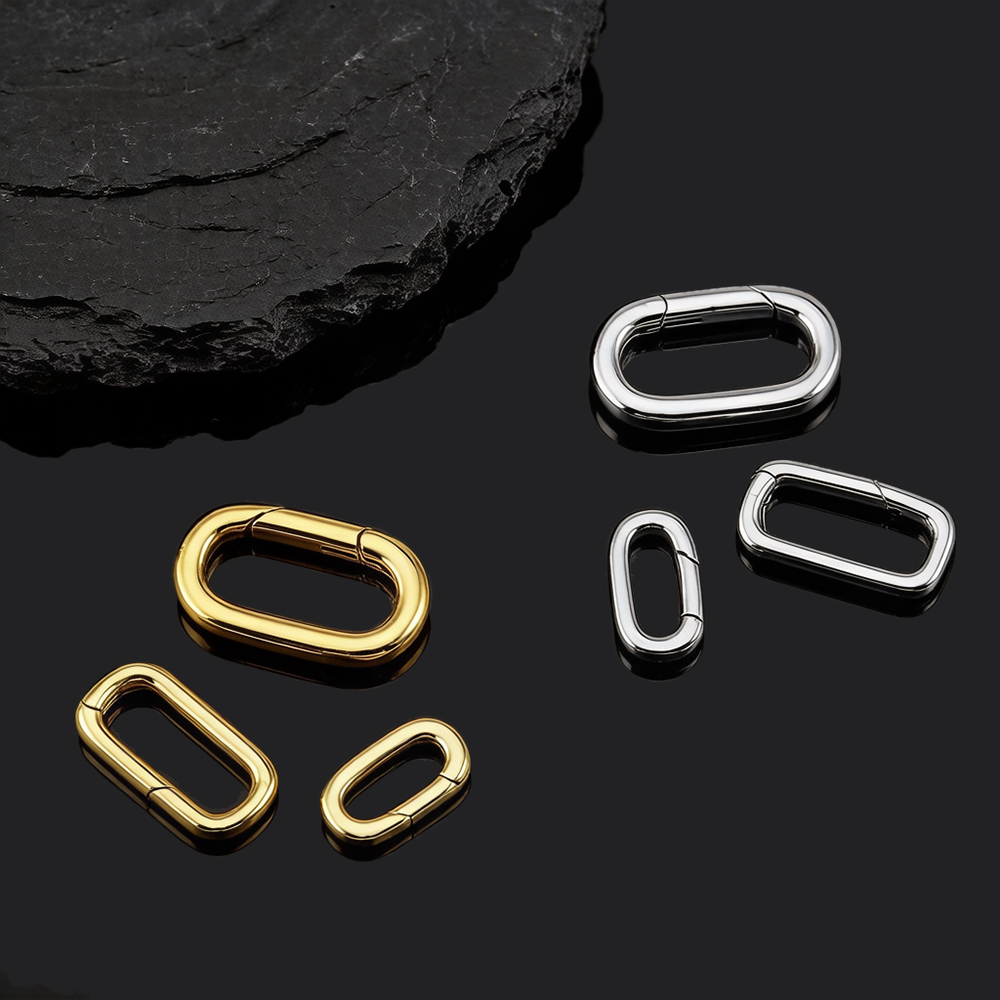 2pcs 18K Gold Plated Filled Ov - Jewelry Making School ulasan dan harga