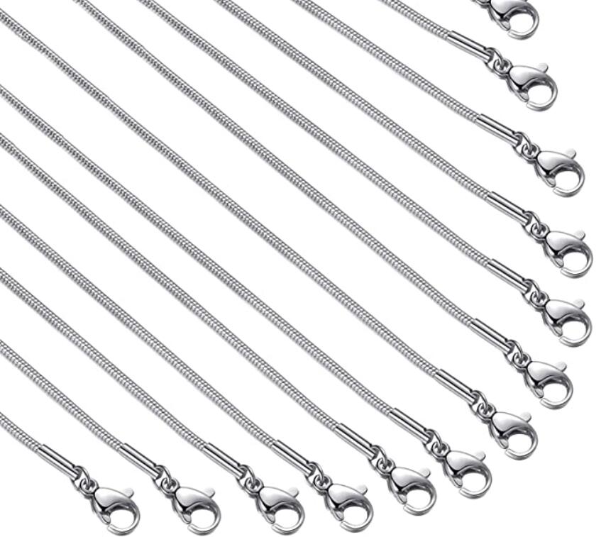 10pcs Lot Stainless Steel Roun - Jewelry Making Singapore ulasan dan harga