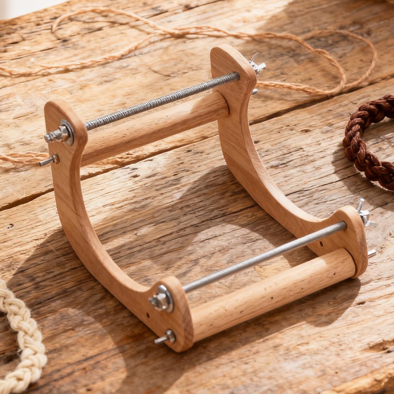 1pc Wood Beading Loom Adjustab - Jewelry Making Machine ulasan dan harga